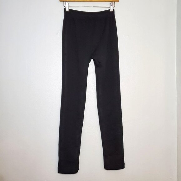 Connection 18 Women's Black Fleece Seamless Leggings Size 1X - Picture 3 of 7